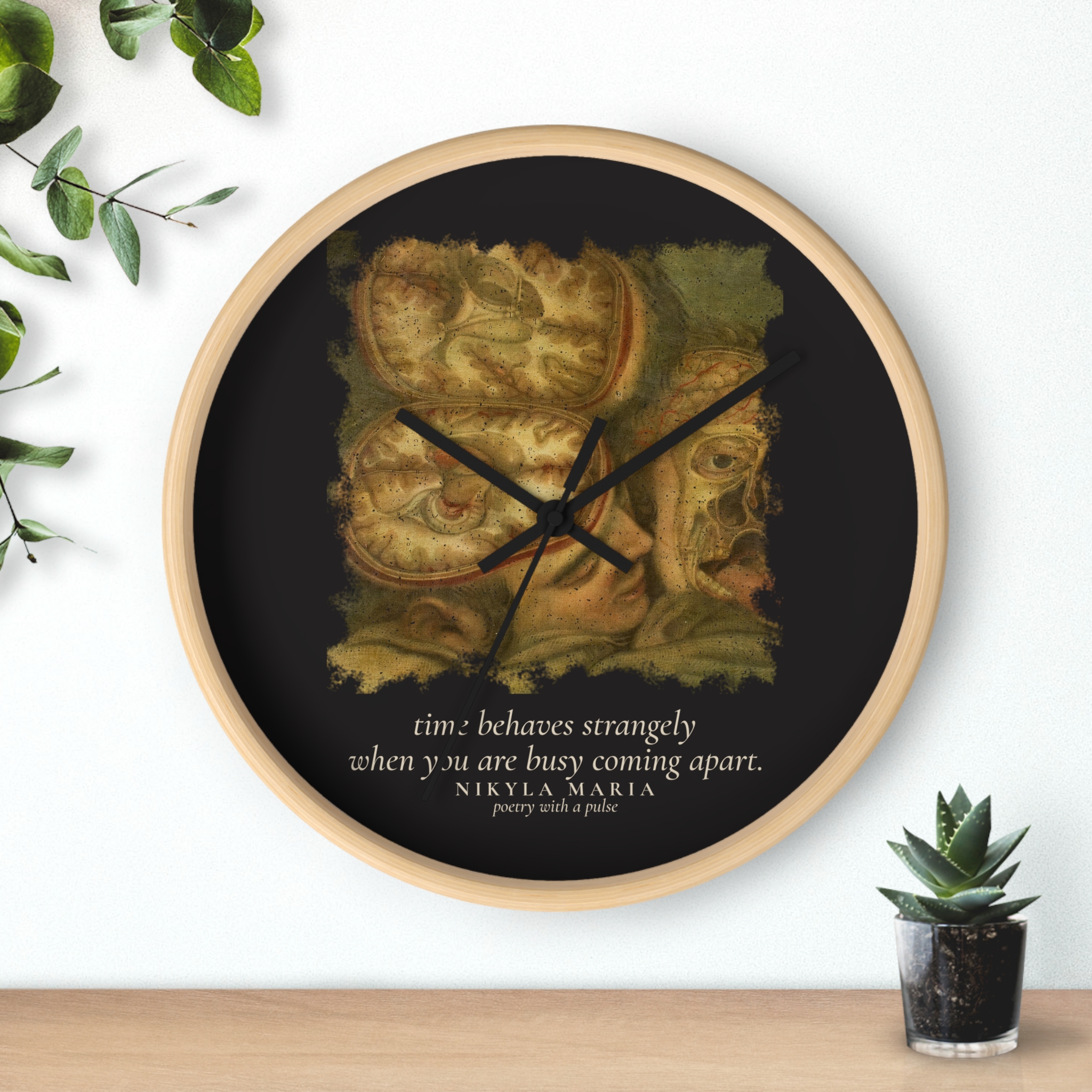 Time Behaves Strangely Wall Clock - Image 3