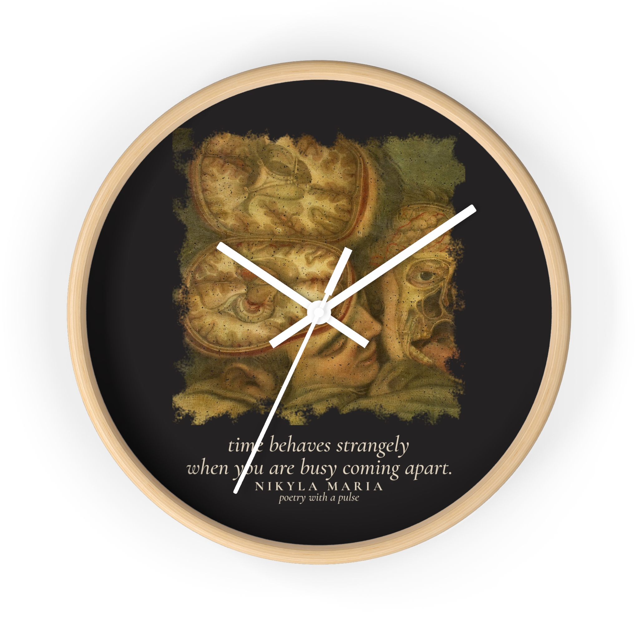 Time Behaves Strangely Wall Clock - Image 4
