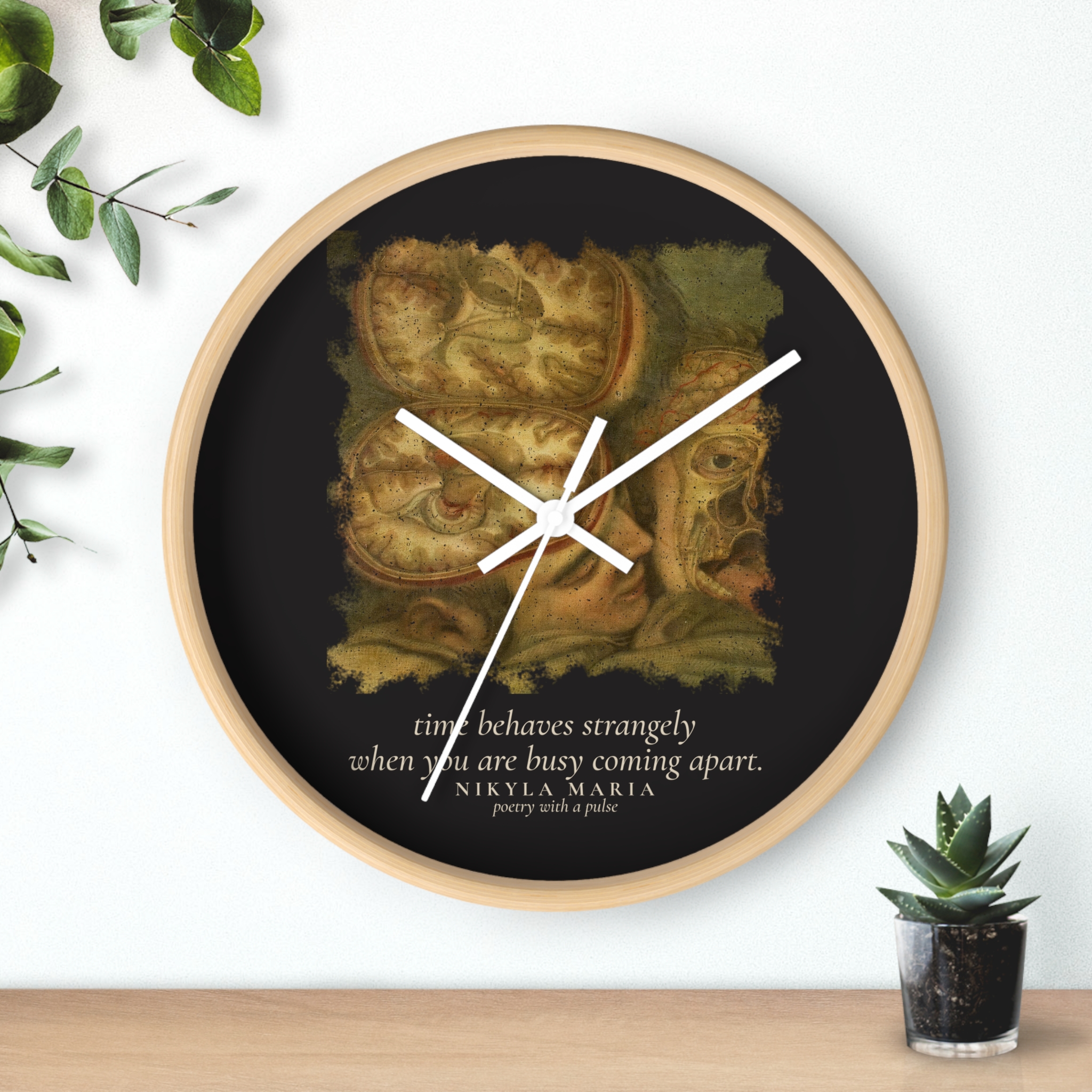 Time Behaves Strangely Wall Clock - Image 6