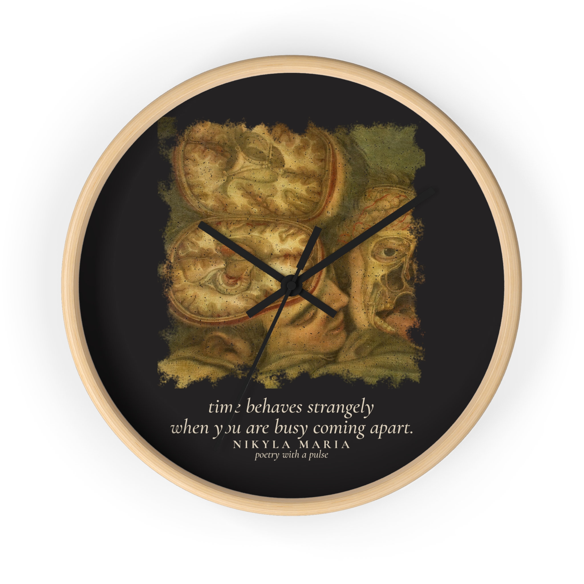 Time Behaves Strangely Wall Clock