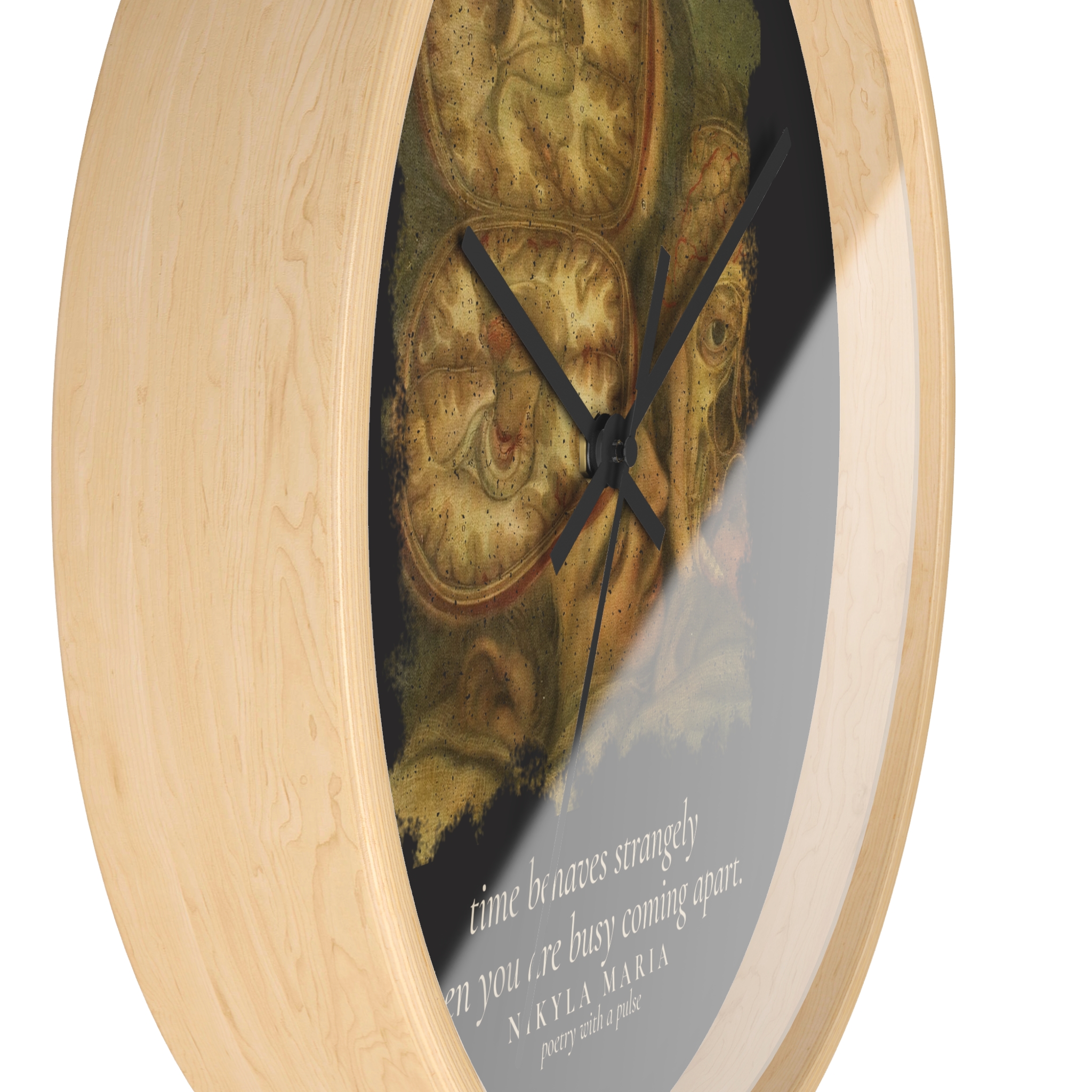 Time Behaves Strangely Wall Clock - Image 2