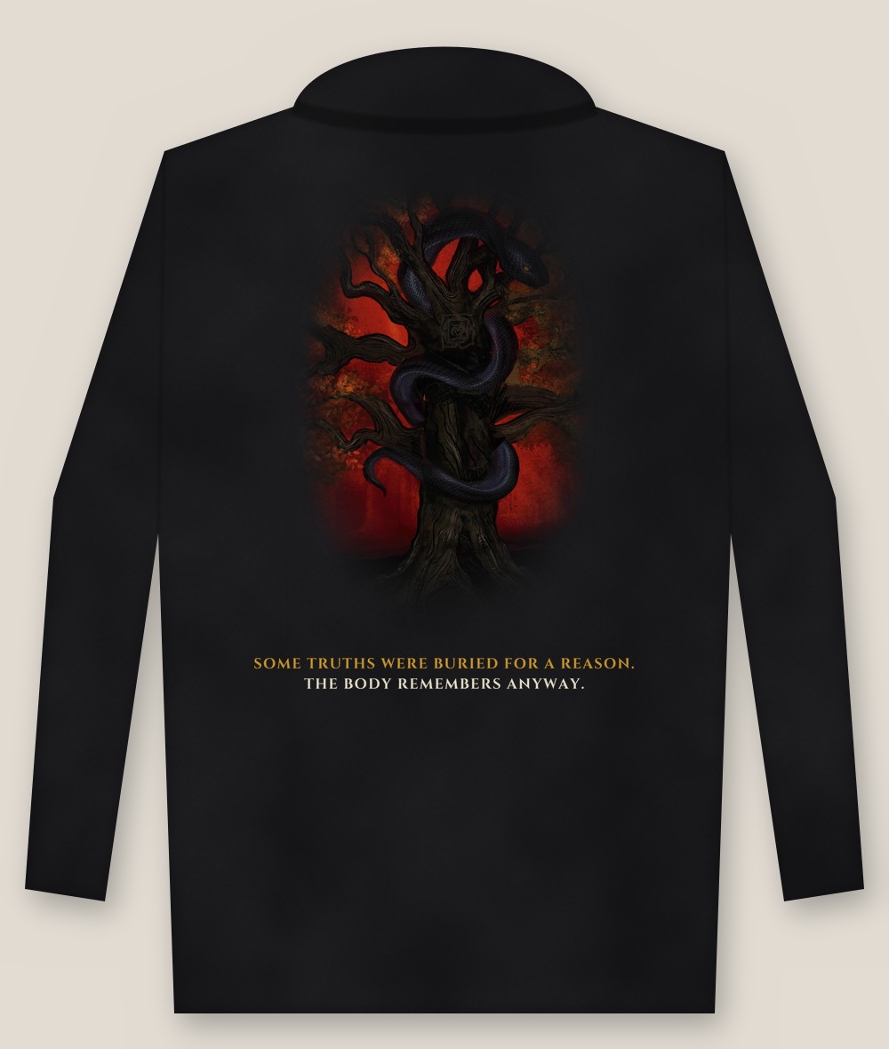 Back of the shirt showing the full design