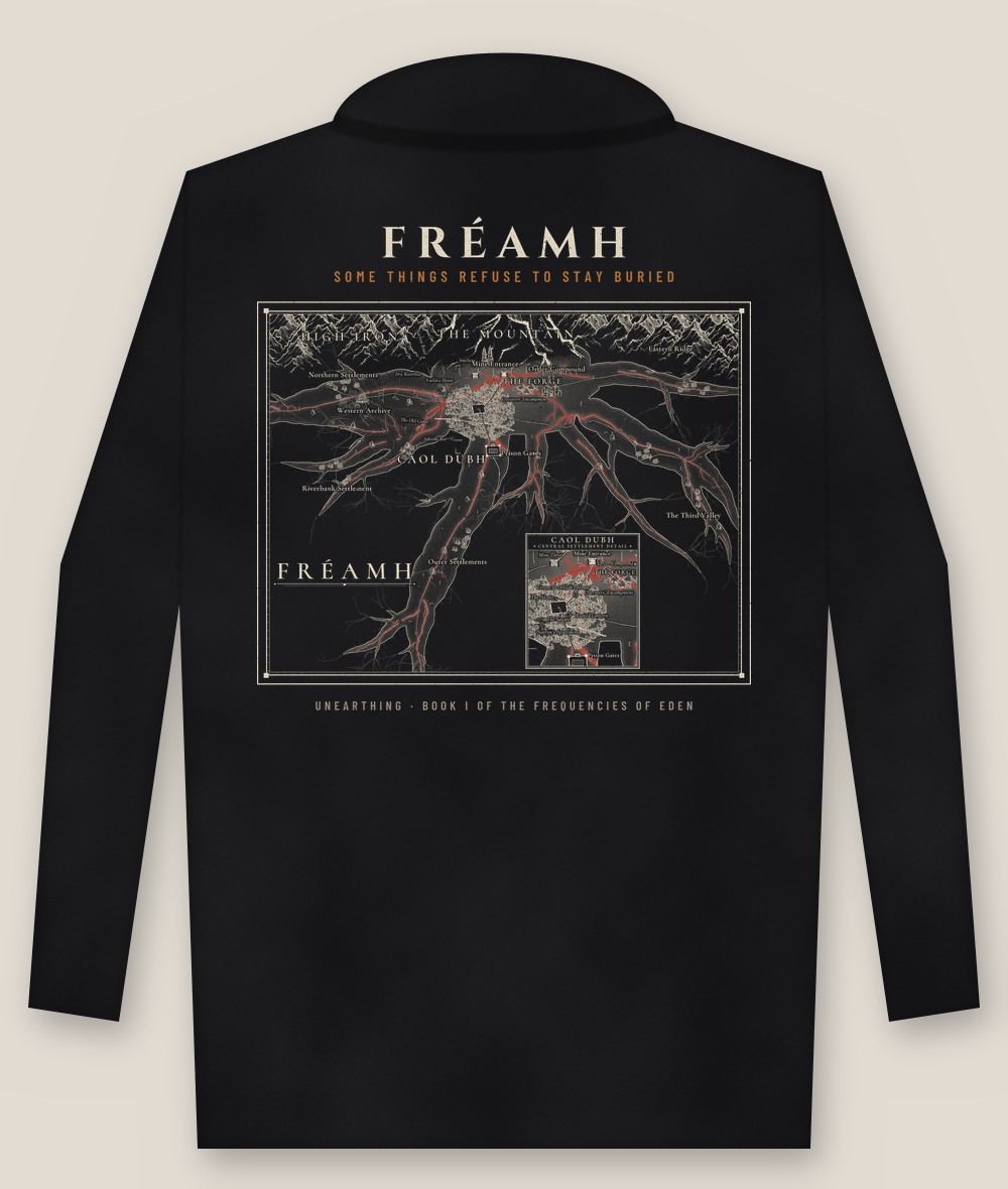 Back of the shirt showing the full design