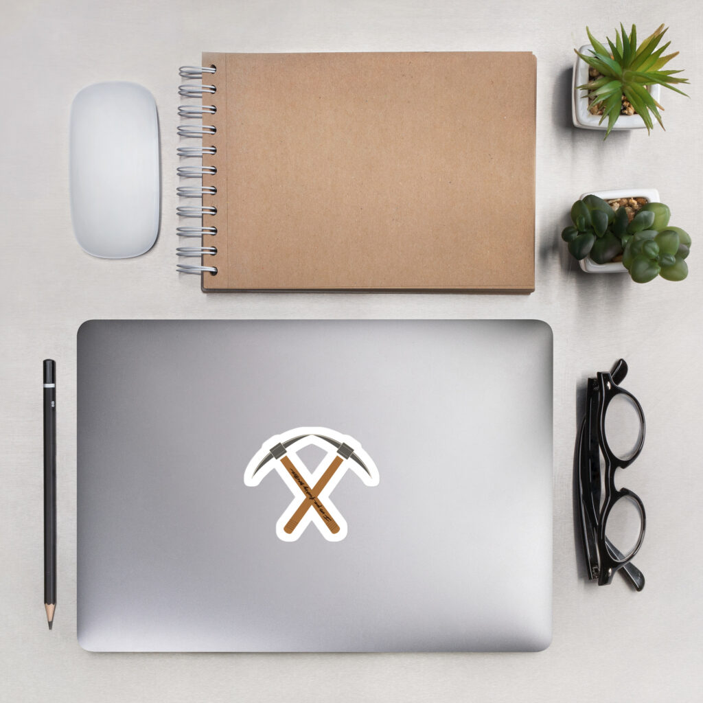 FOE-029 Crossed Pickaxe Sticker - Brother