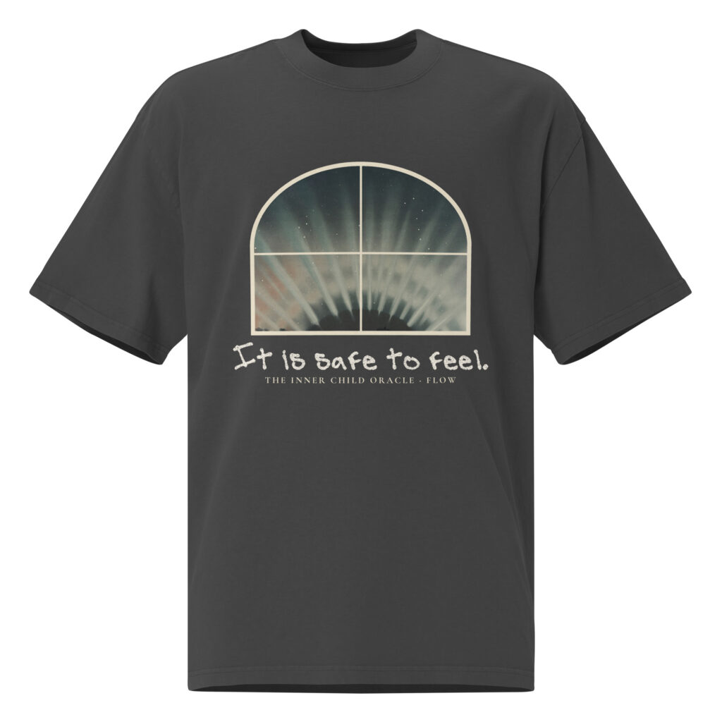 It Is Safe to Feel Aurora Oversized Tee