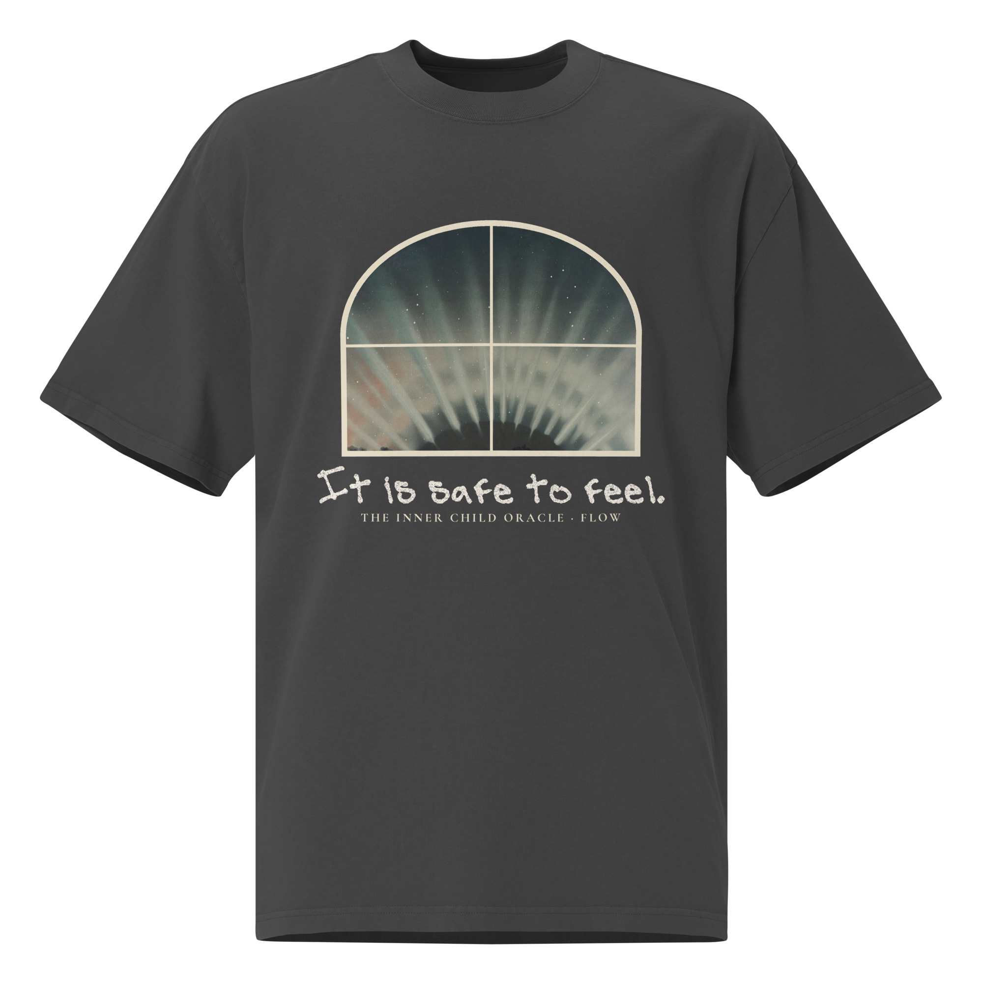 It Is Safe to Feel Aurora Oversized Tee