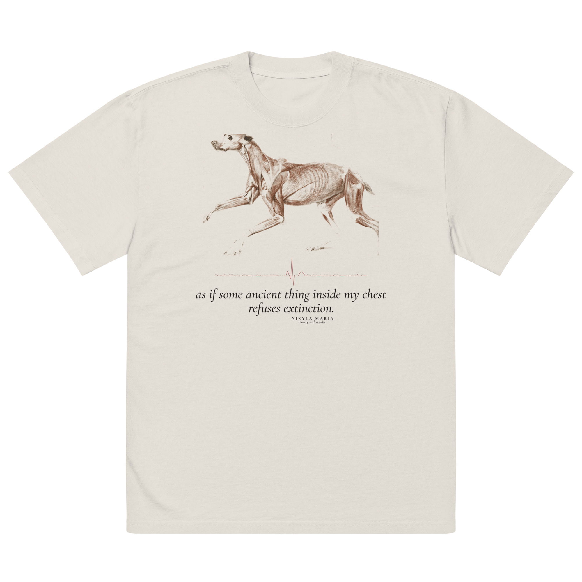 Refuses Extinction Flayed Hound Oversized Tee