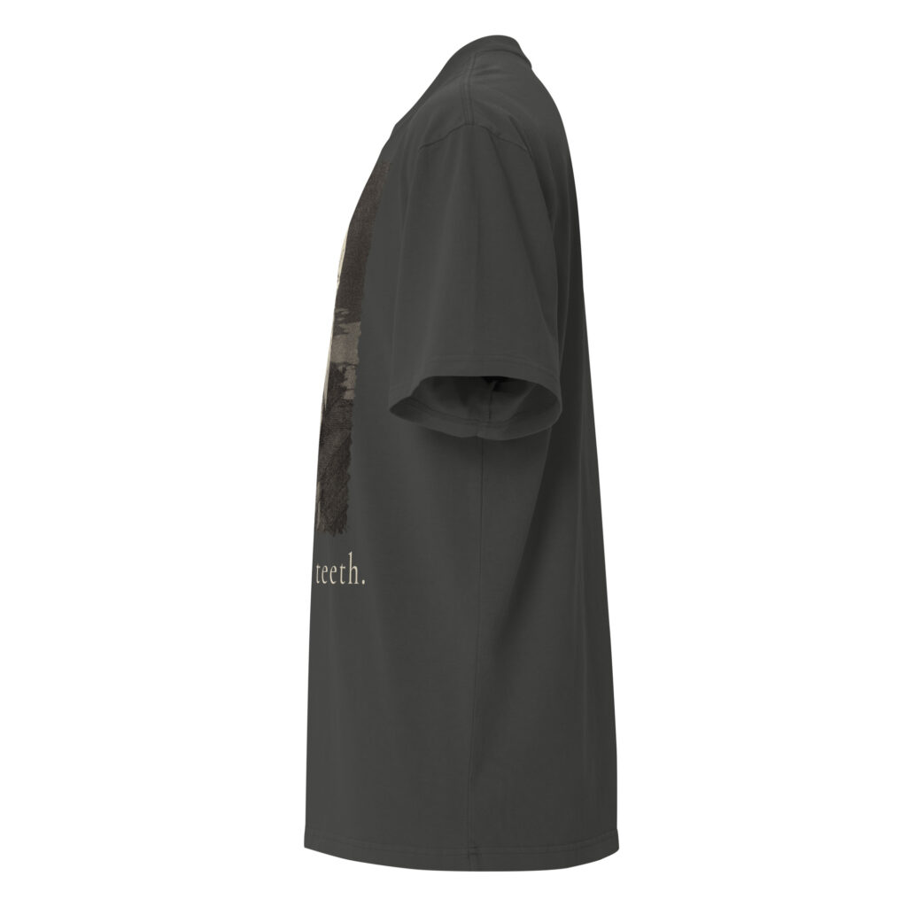 I Hide the Teeth Goya Oversized Tee