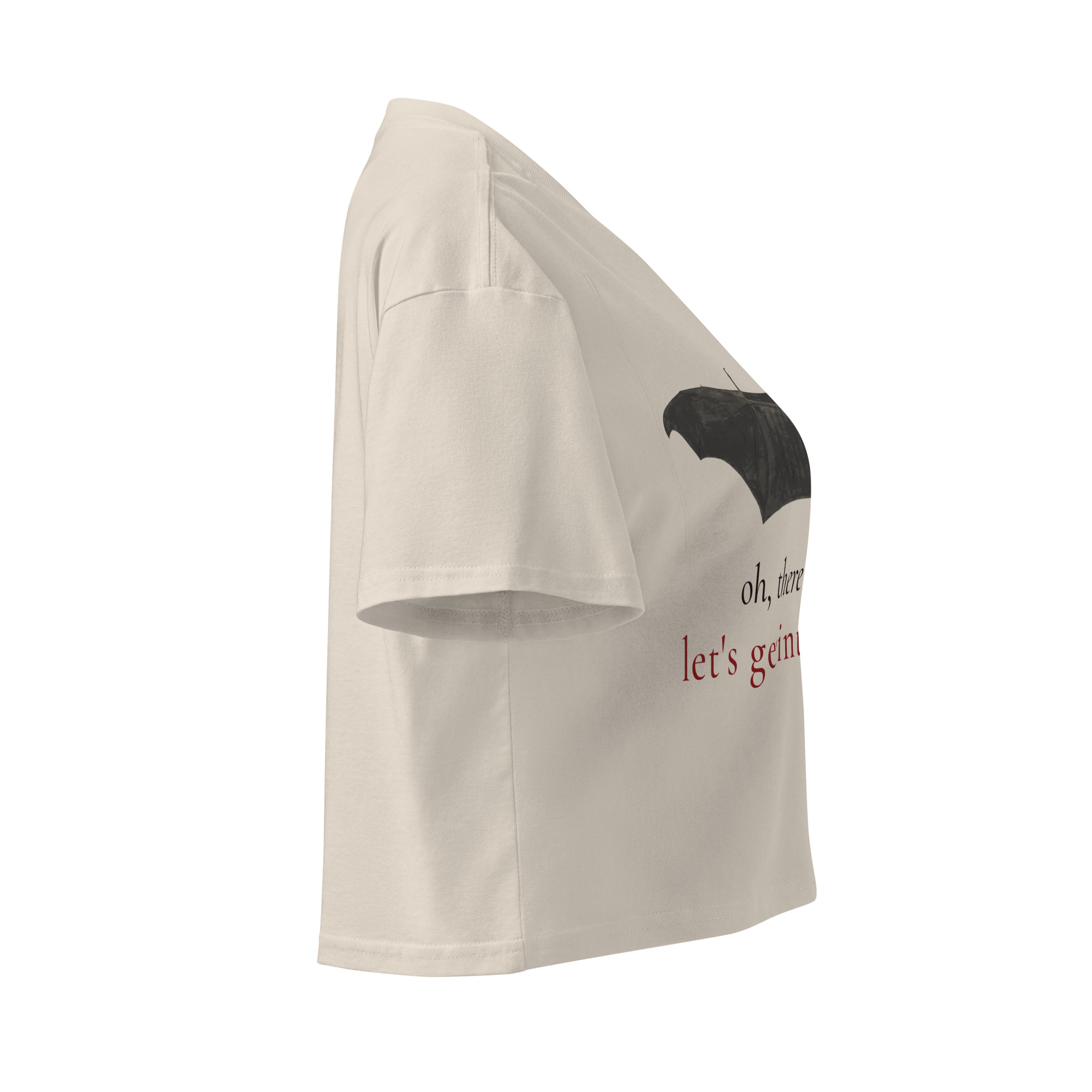 Let's Get Into Trouble Fruit Bat Crop Top - Image 3