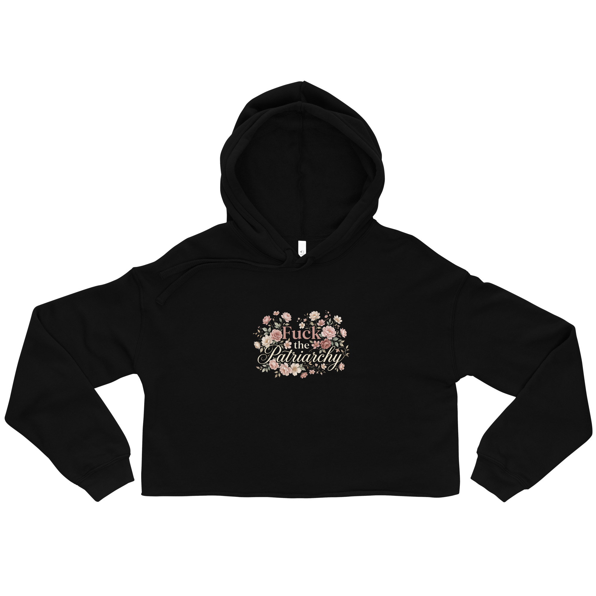 Fuck the Patriarchy Crop Hoodie