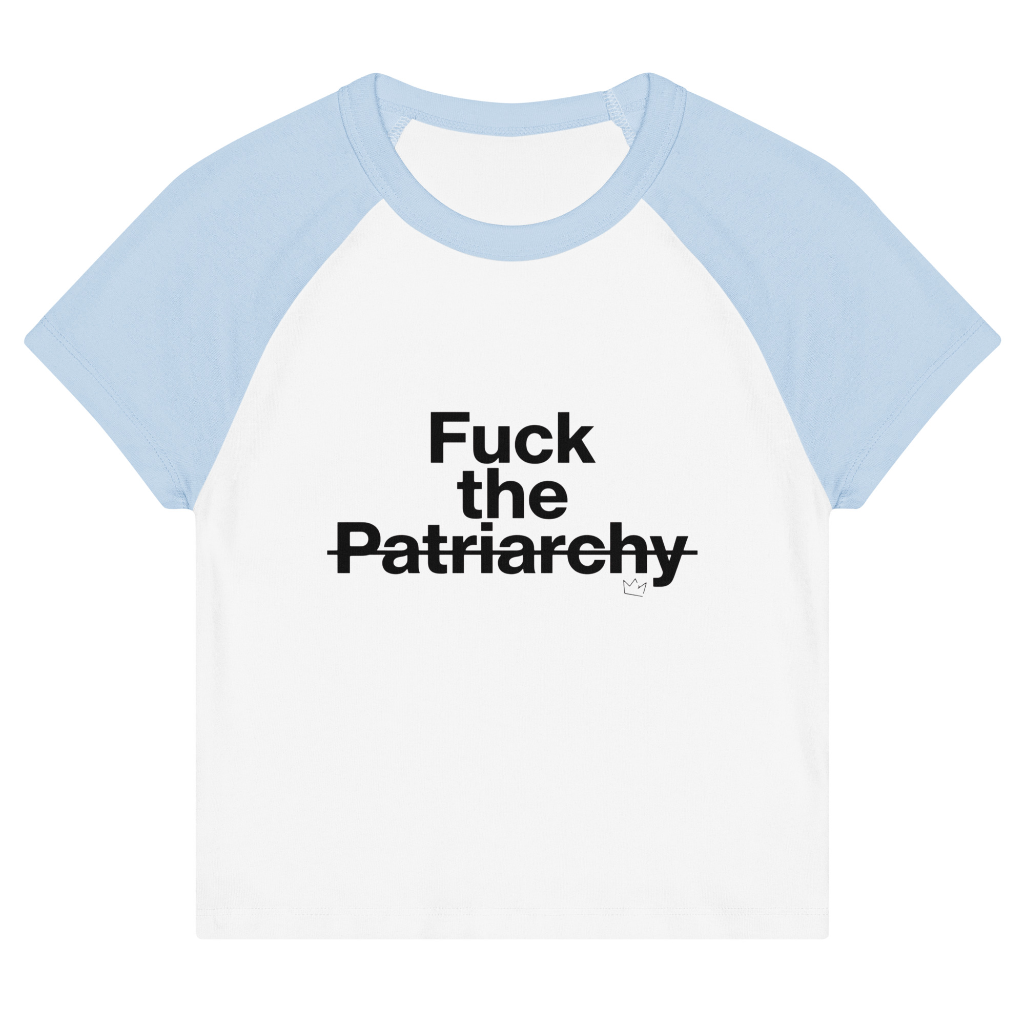 Fuck the Patriarchy Baby Tee - Image 2