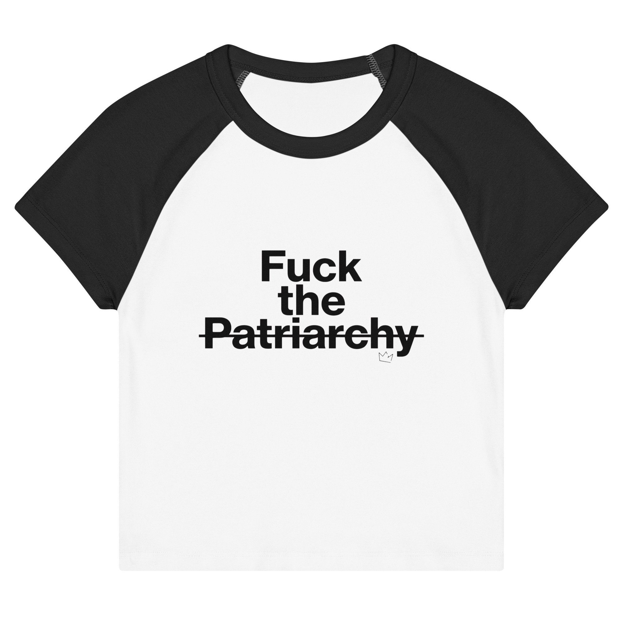 Fuck the Patriarchy Baby Tee - Image 3