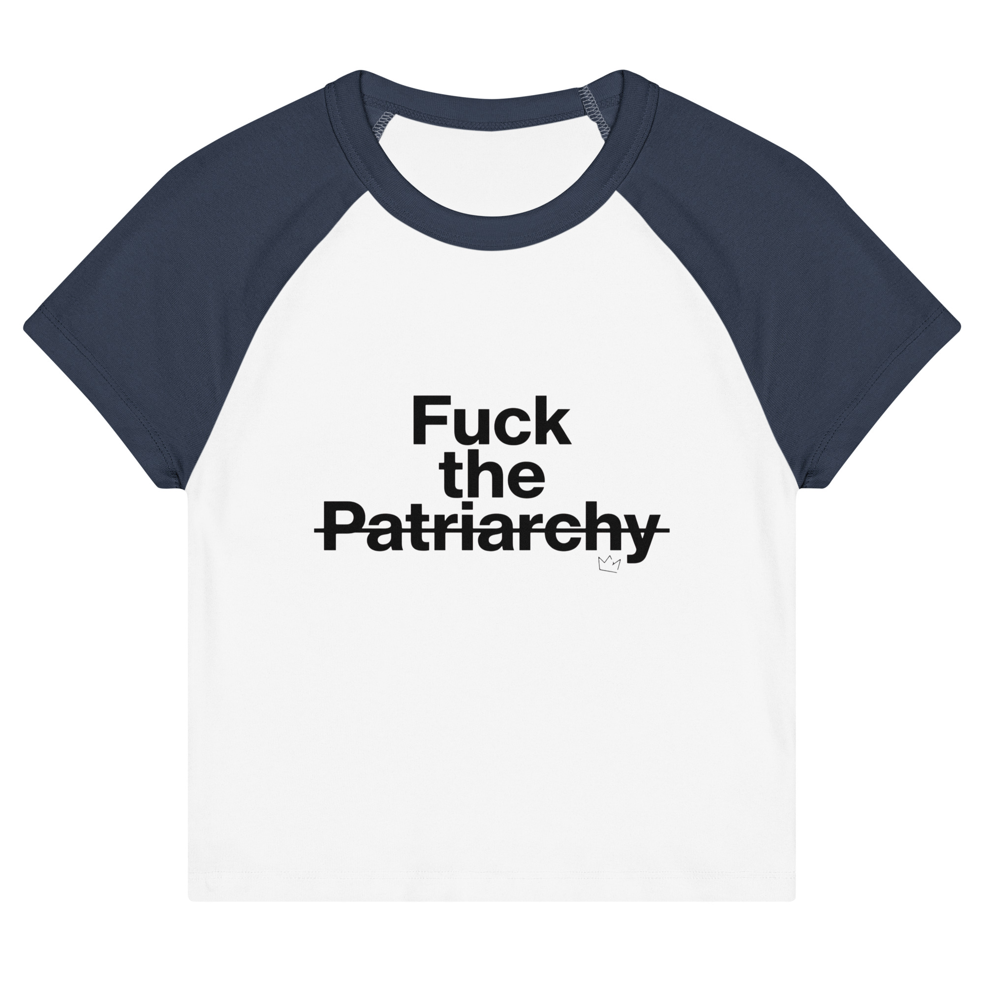 Fuck the Patriarchy Baby Tee - Image 4