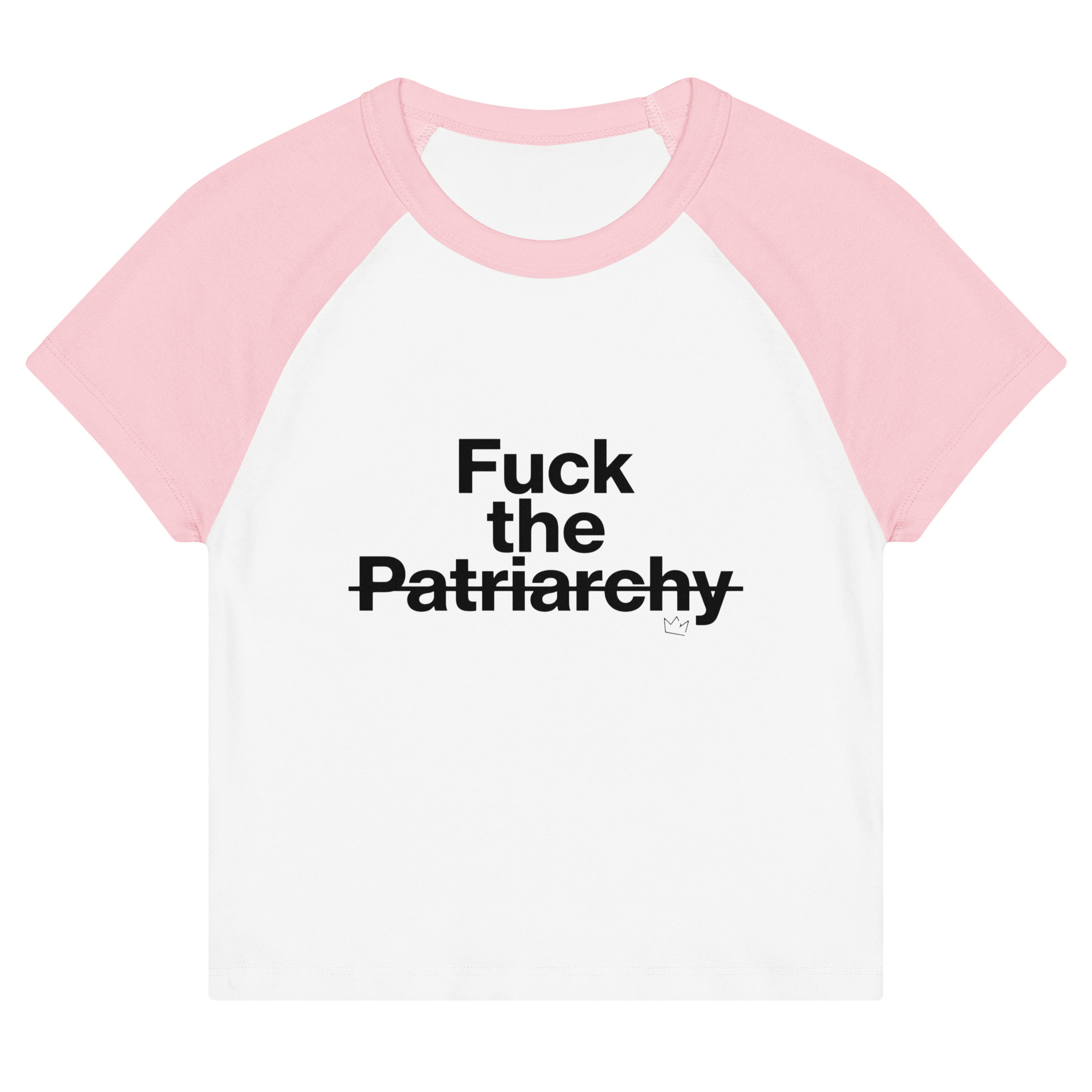 Fuck the Patriarchy Baby Tee - Image 5