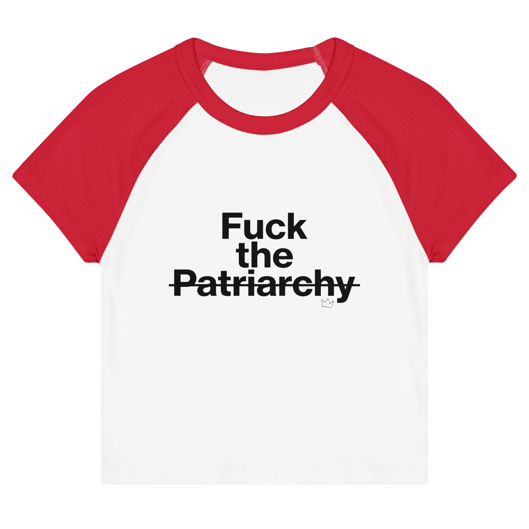 Fuck the Patriarchy Baby Tee - Image 6