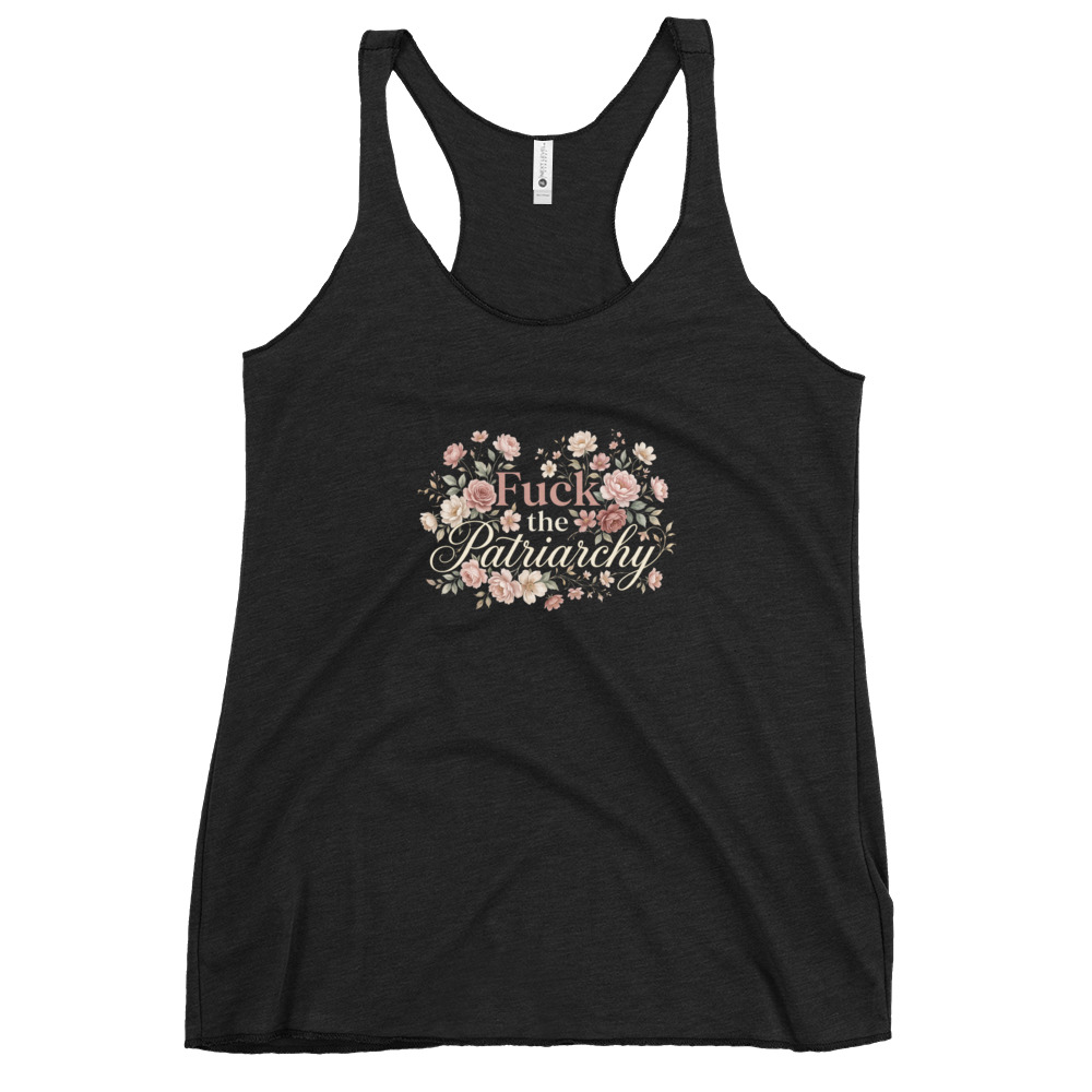 Fuck the Patriarchy Racerback Tank - Image 3