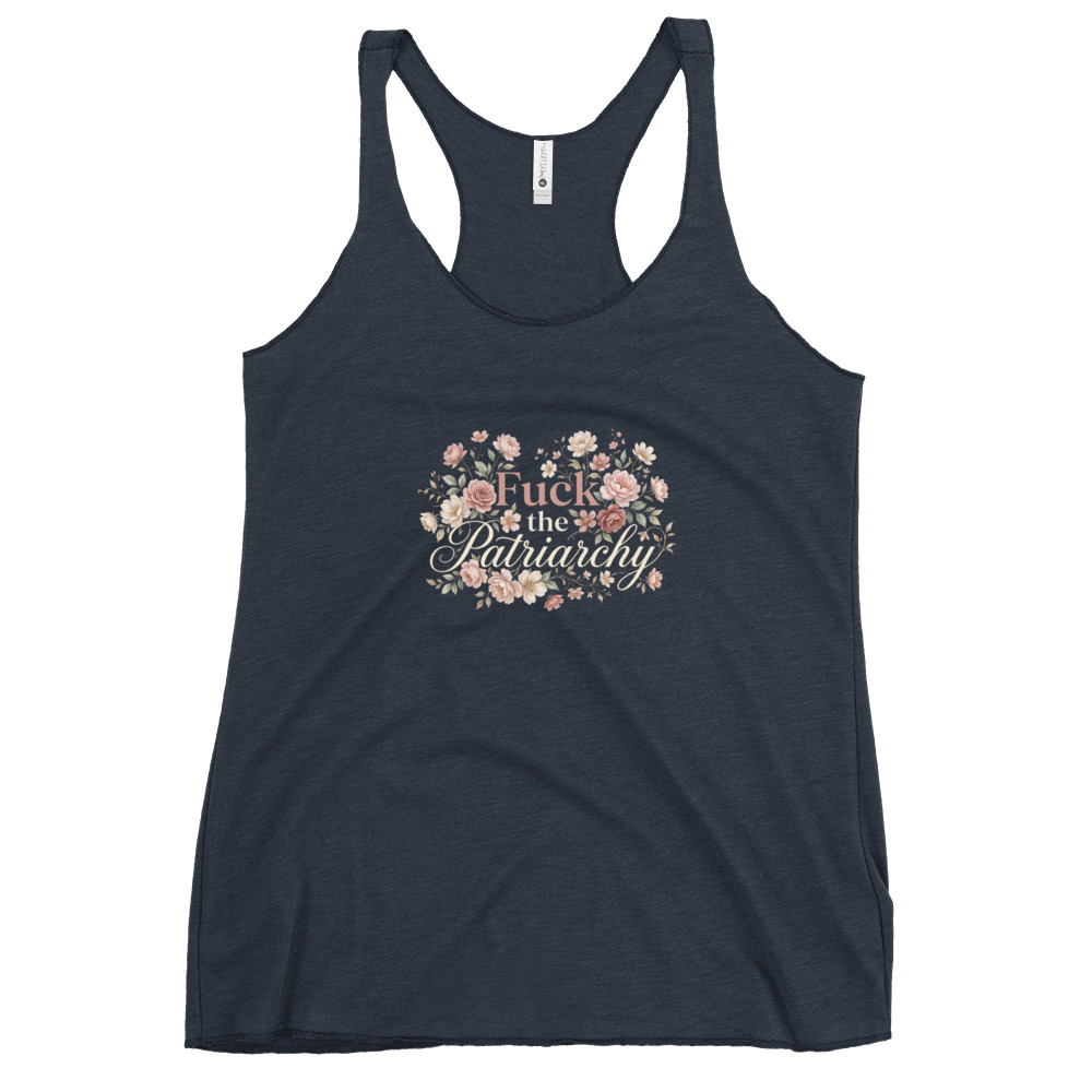 Fuck the Patriarchy Racerback Tank - Image 4