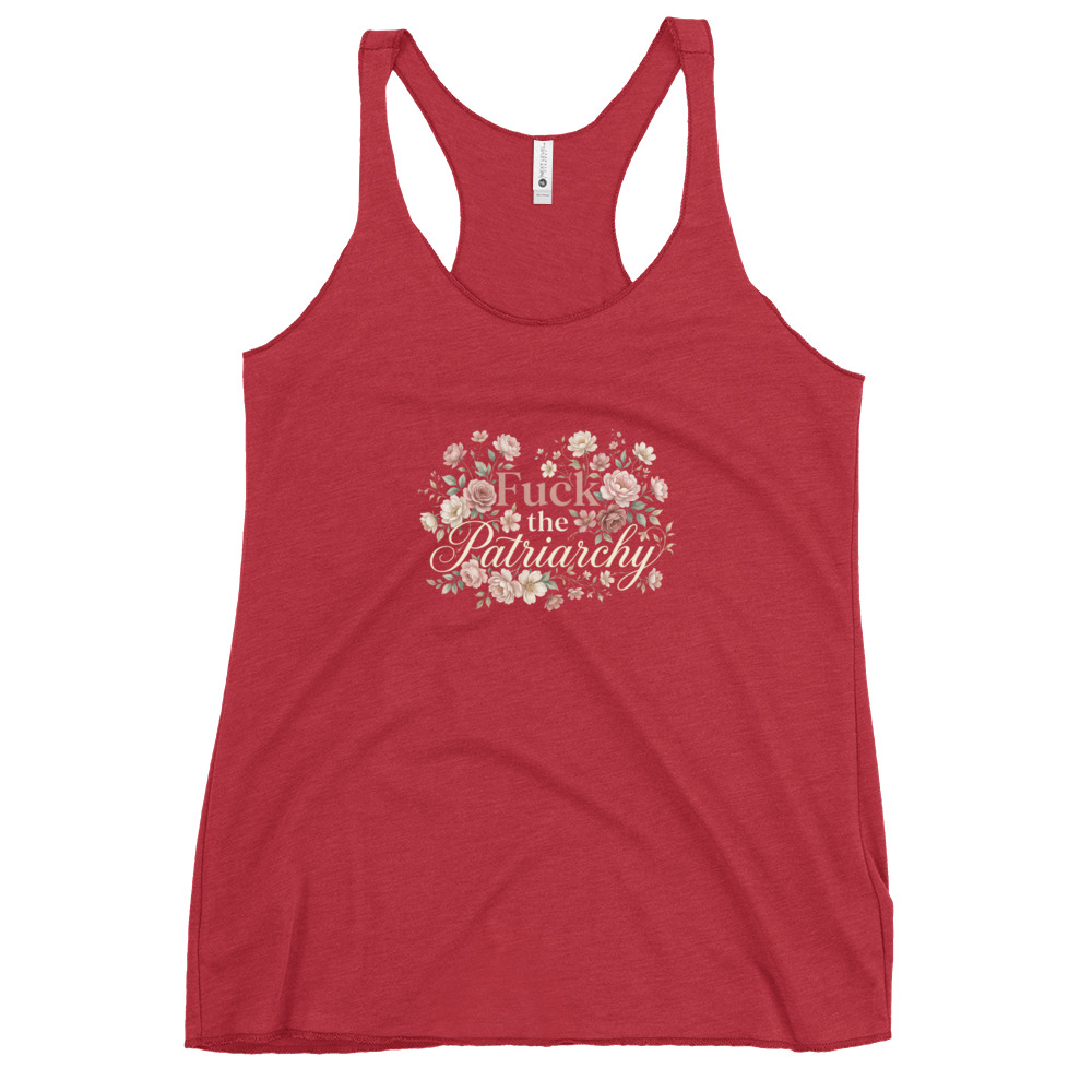 Fuck the Patriarchy Racerback Tank - Image 5