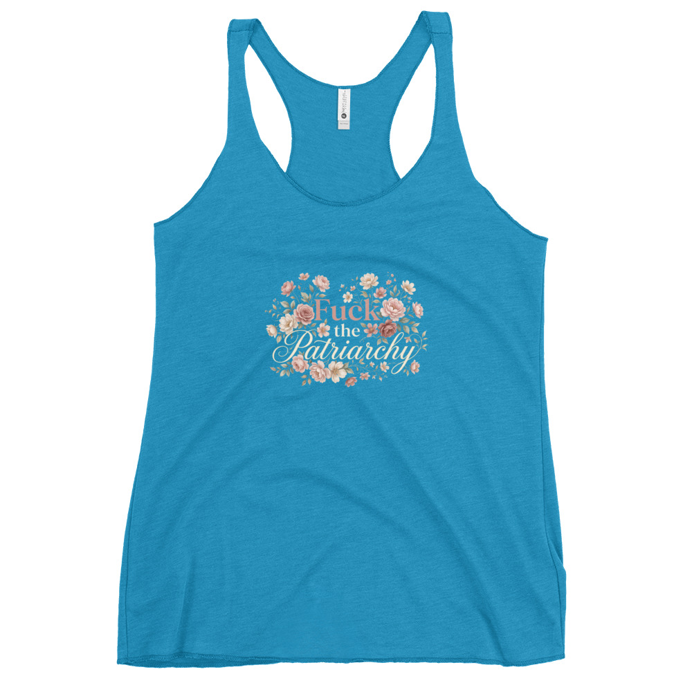 Fuck the Patriarchy Racerback Tank - Image 7